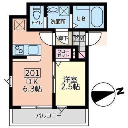 カーサフラーゼの物件間取画像
